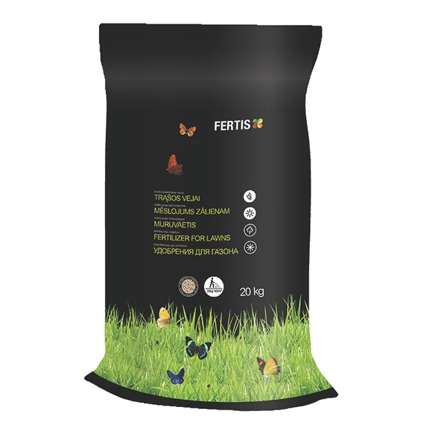 Комплексне мінеральне добриво для газону Fertis (Фертіс) 20 кг NPK 17.6.11 + МЕ, фото 1