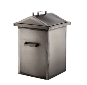 Коптильня вертикальна зі звичайного металу, 1,5 мм, фото 1