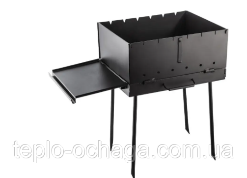 Мангал-валіза зі столиком і піддувалом