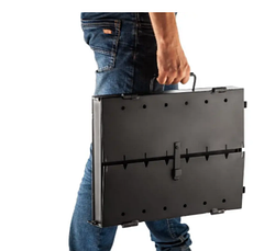 Мангал-валіза зі столиком і піддувалом, фото 3