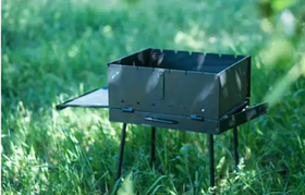 Мангал-валіза зі столиком і піддувалом, фото 4