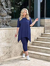 Шикарний жіночий костюм, тканина "Бавовна" 48, 50, 52, 54, 56, 58, 60 розмір 48, фото 4