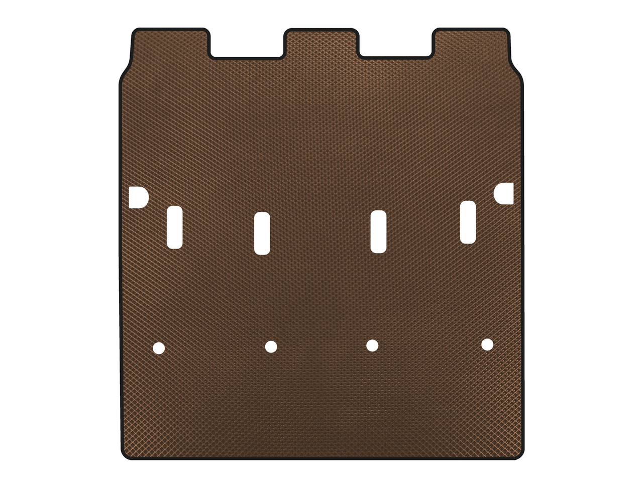 Килимок в багажник EVA (7-ми місний/Довга база, Коричневий) для Peugeot Partner/Rifter 2019- рр, фото 1