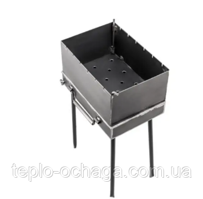 Мангал розбірний маленький 2 мм на 6 шампурів, фото 1