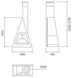 Камін на дровах Traforart Breda Frontal, фото 5