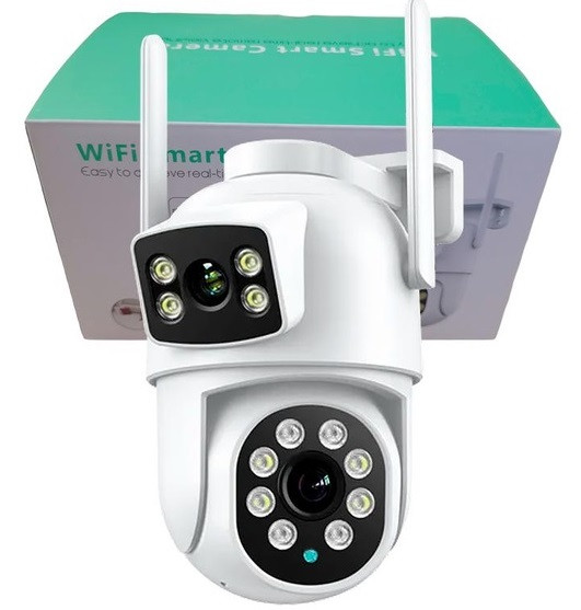 IP Camera PTZ-A30 2 незалежних об'єктива 4MPx+4MPx (iCSee APP), фото 1