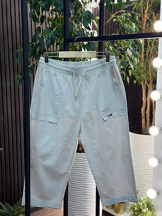 Стильні бриджі жіночі, тканина "Льон" 52, 54, 56, 58, 60, 62 розмір 52, фото 2