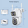 IP Camera PTZ-A30 2 незалежних об'єктива 4MPx+4MPx (iCSee APP), фото 5
