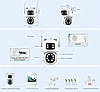 IP Camera PTZ-A30 2 незалежних об'єктива 4MPx+4MPx (iCSee APP), фото 9
