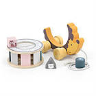 Дерев'яна каталка-сортер PolarB Їжачок, що розвиває дерев'яна каталка-сортер Їжачок від Viga Toys, фото 3