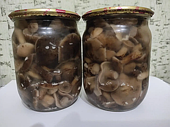 Гриби Опеньки мариновані. Ціна за ПІВ літрову банку