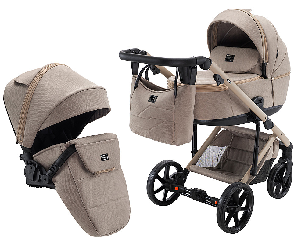 Коляска 2 в 1 Adamex Dolce Natura 4 cappuccino