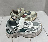 Стильні дитячі кросівки для хлопчика The Fifth day 34-37 сірий, фото 6