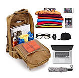 Тактичний вмісткий міцний рюкзак Brandit «Pantera» 25л. Койот, фото 7