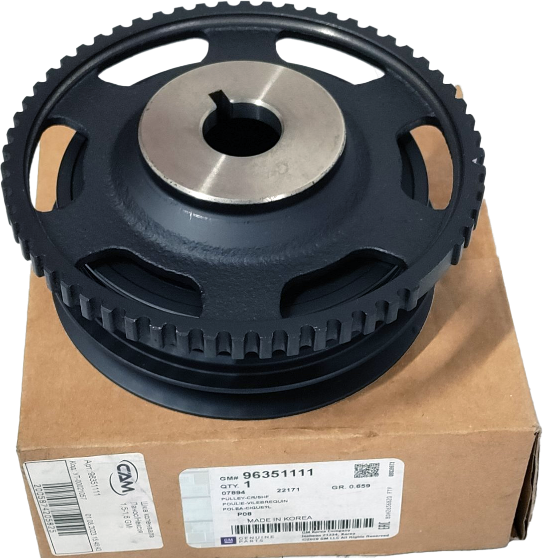 Шків коленвала Ланос, Нексія 1.5-1.6 GM, 96351111, фото 1