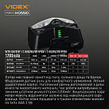 Налобний світлодіодний ліхтарик VIDEX VLF-H055D 500Lm 5000K USB-C з сенсором, фото 6