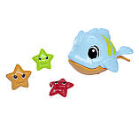 Іграшка для ванни "Голодна рибка" з морськими зiрками, 15 см (4010070), фото 2