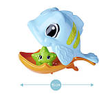 Іграшка для ванни "Голодна рибка" з морськими зiрками, 15 см (4010070), фото 6