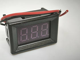 Вольтметр цифровий DC 4.5-30V з LED-індикатором 0.36 дюйма синій,