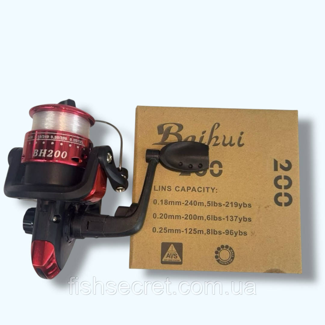 Котушка безінерційна з ліскою BH 200, фото 1
