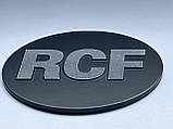 Значок, наклейка, логотип 40mm (metall) на сітку колонки RCF, фото 3