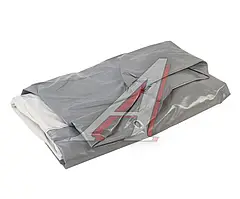 Тент нов.зрз. посилений Газель NEXT подовж. база 2-стор. 9 лювер. 500г/м² сірий БелТент А21R23-8508020-30