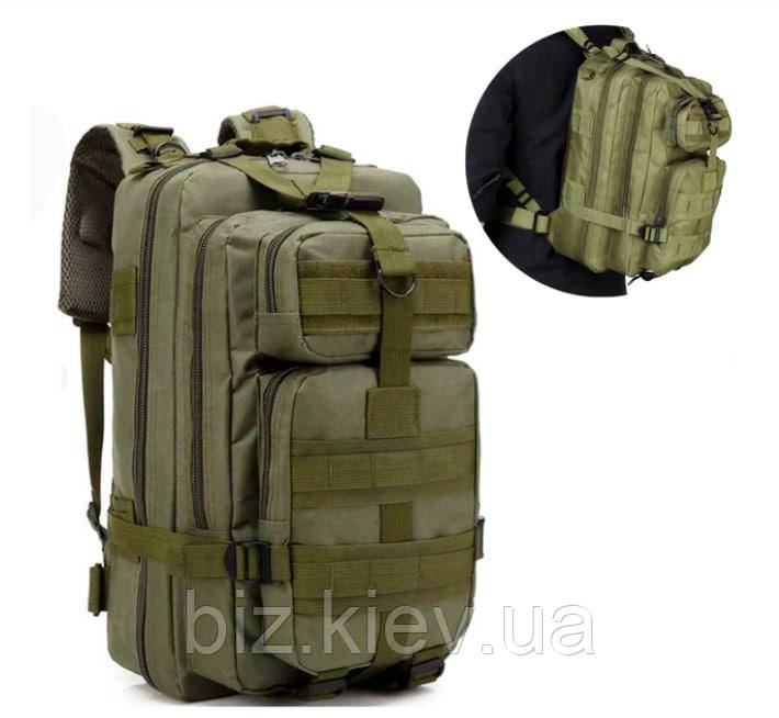 Тактичний вмісткий міцний рюкзак Brandit «Pantera» 25л. Олива, фото 1