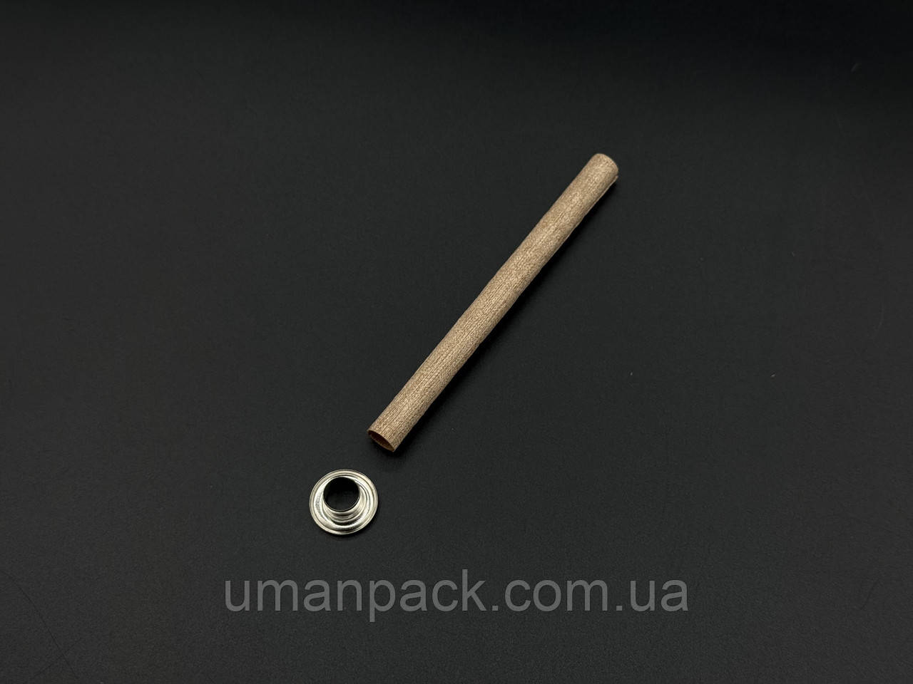 Трубчастий дерев'яний гніт з тримачем. 6х90мм