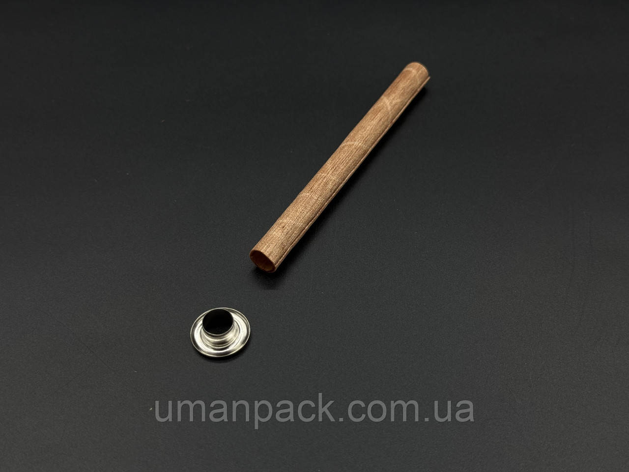 Трубчастий дерев'яний гніт з тримачем. 8х90мм