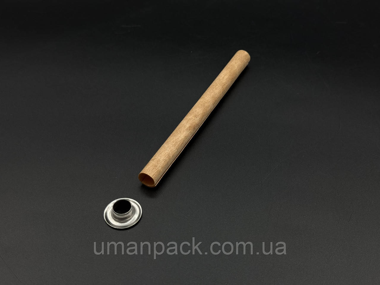 Трубчастий дерев'яний гніт з тримачем. 10х120мм, фото 1