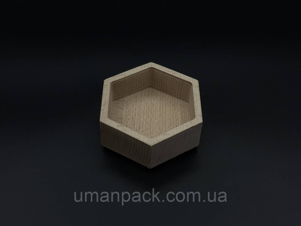 Дерев'яна форма для заливання свічки, кашпо. 10,5х9х4см (8х9х2.7см)