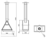 Камін підвісний дров'яний Traforart EQUIL_ART, фото 4