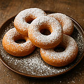 Пончики суміш для тіста Смакомікс 6011 для смаження у фритюрі для ручного формування (не для автоматичних машин)