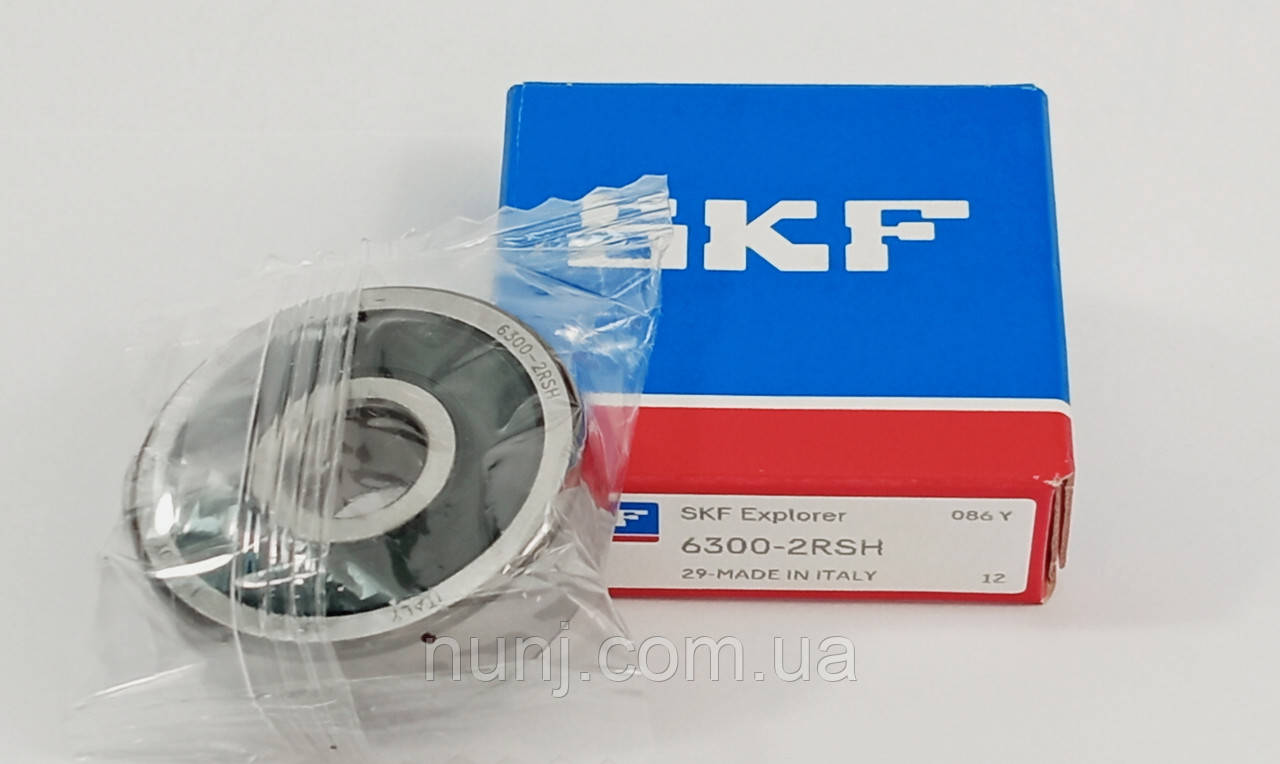 Підшипник 6300-2RS SKF (180300) розміри: 10*35*11 кульковий радіальний закритий, фото 1