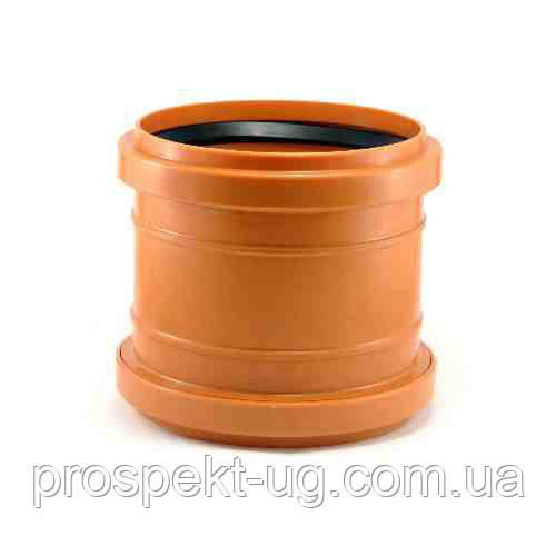 Муфта ПВХ 315 ковзаюча зовнішня каналізація Magnaplast, фото 1
