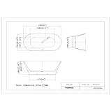 Ванна INSANA BS - Florencia 170 (211) 170 * 75 * 58, фото 3