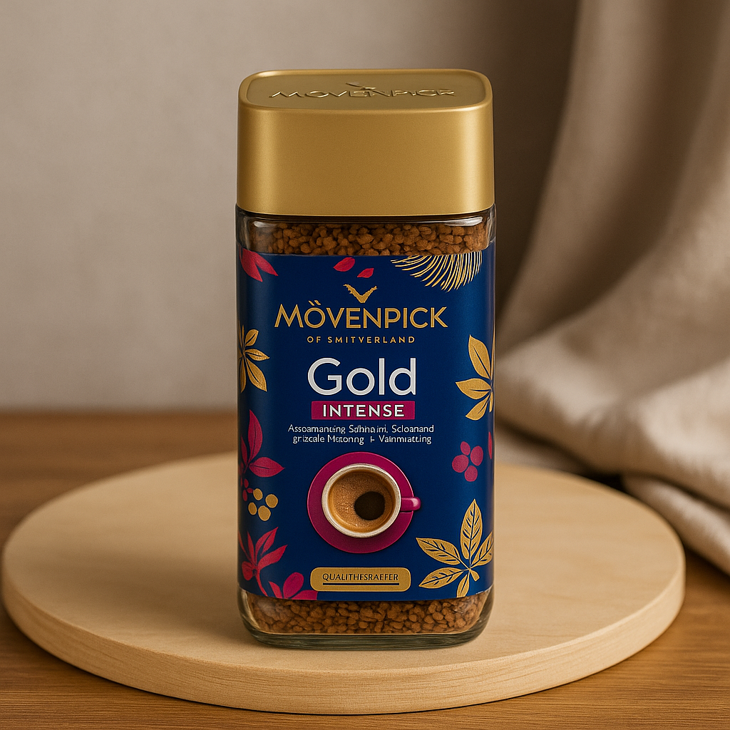 Кава розчинна "Movenpick Gold Intense" 200 гр. Німеччина, фото 1