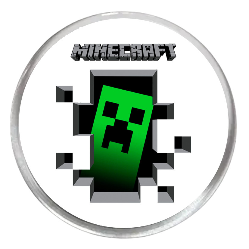 Акриловий значок з друком "MINECRAFT" №3 (27997), фото 1