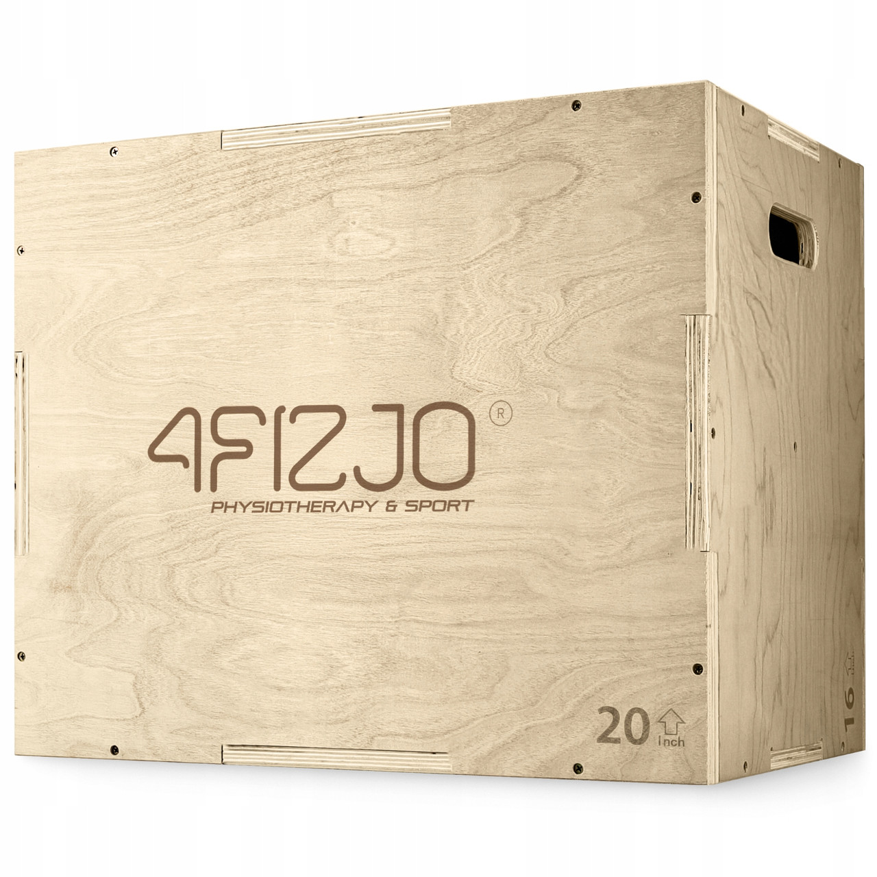 Пліометричний бокс 4FIZJO 3 в 1 60 x 50 x 40 см дерев'яний 4FJ0404 Poland