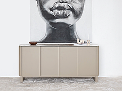 Буфет "Крістіано" аврора голд + бежевий