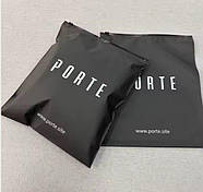 Матовий чорний SLIDER пакет 20x20 см з логотипом Пакет слайдер поліетиленовий в чорному кольорі, фото 2