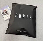 Матовий чорний SLIDER пакет 20x20 см з логотипом Пакет слайдер поліетиленовий в чорному кольорі, фото 7