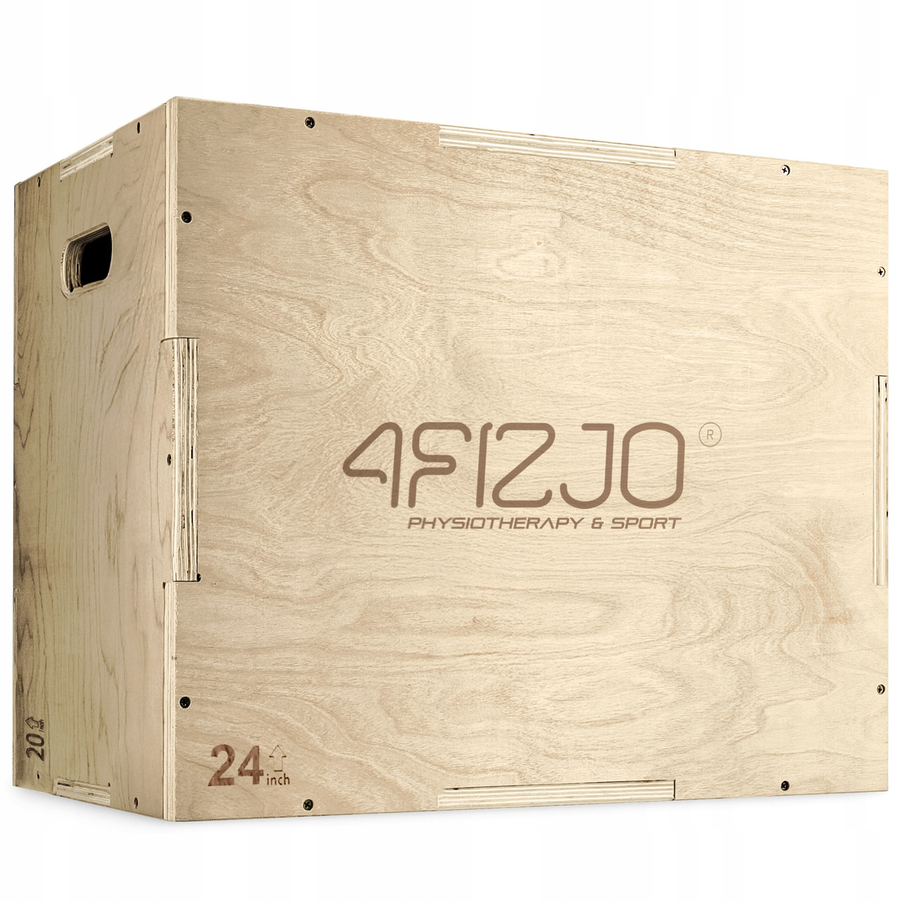 Пліометричний бокс 4FIZJO 3 в 1 75 x 60 x 50 см дерев'яний 4FJ0530 Poland
