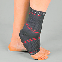 Бандаж на гомілковостопний суглоб із бічними та підошовною силіконовими вкладками — Ersamed REF-721