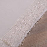 Нежный детский плед одеяло в молочном цвете «Ажур» Весна Осень Велюр/кулир 80*90 см с наполнителем, фото 2