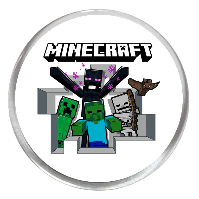 Акриловий значок з друком "MINECRAFT" №4 (27998), фото 1