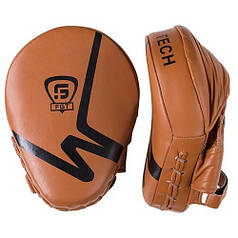 Лапи вигнуті шкіряні коричневі FGT