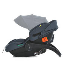 Автокрісло дитяче ME 1186 i-KEEP Melange Midnight Gray, фото 5