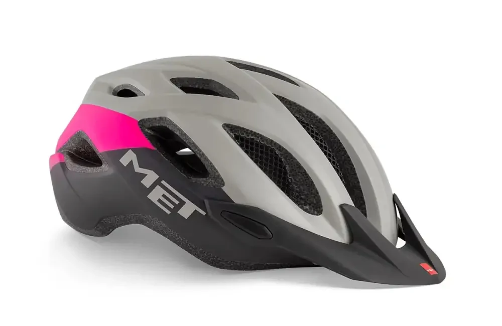 Шолом MET Crossover CE Gray Pink Matt M 52-59 см, фото 1