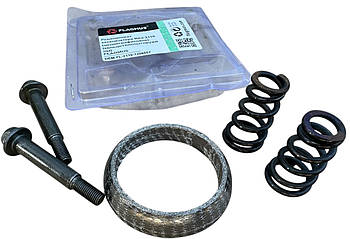 Ремкомплект каталізатора ВАЗ 2110-12 (болт - 2 шт., пружина - 2 шт., кільце) Flagmus